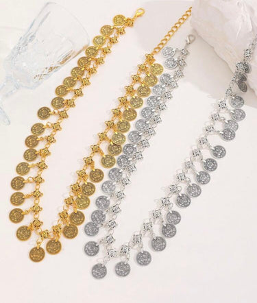 310526-3 IMPORTADO CINTO MEDALHAS VINTAGE
