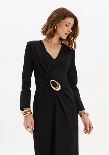 502VE011683 - LP VESTIDO SUPER MIDI MANGA MEDIA