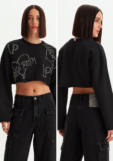 502ML000555 LP CROPPED SWEATSHIRT