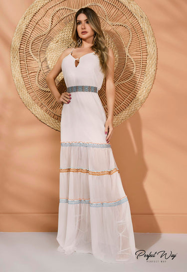 LA26220 - PW VESTIDO LONGO ABERTURA