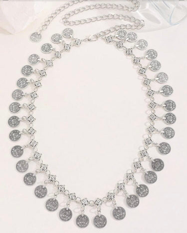 310526-3 IMPORTADO CINTO MEDALHAS VINTAGE