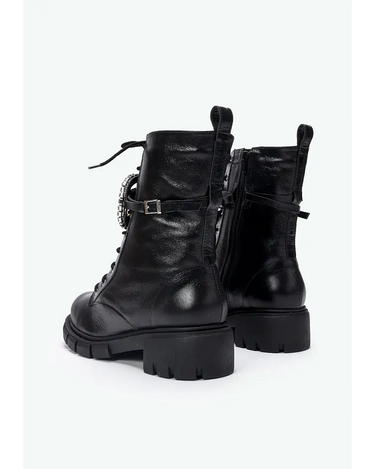 537BO000655 LP ANKLE BOOT WITH RHINESTONES DETAIL 