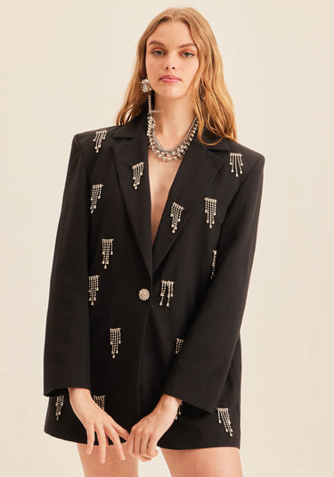 502BZ000339 - LP BLAZER OVERSIZED SHINE