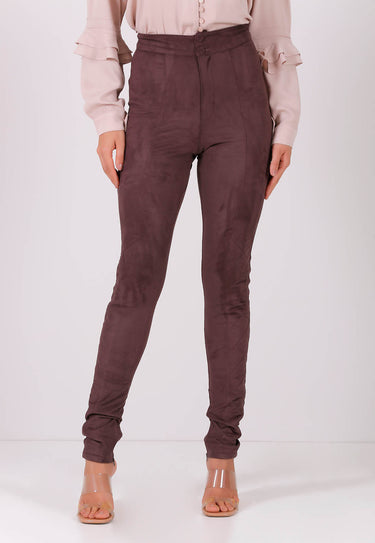 AO011085- PW QUILTED CUT-OUT PANTS