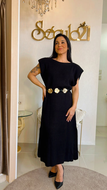 503VE000473- AMARANTE VESTIDO TRICO