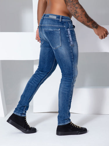 60702 - PITBULL CALÇA JEANS SLIM MASCULINA