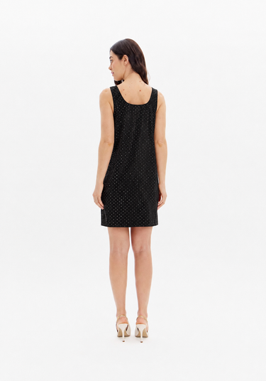 502VE011243 LP VESTIDO CURTO SEM MANGA SHINE