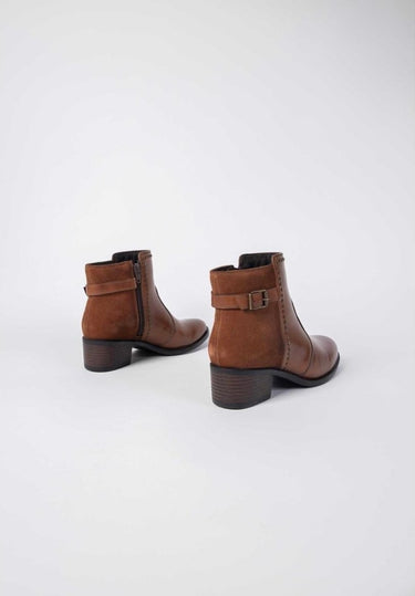 537BO000280 - LP BOTA CANO BAIXO FIVELA CARAMELO