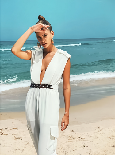 502MA000996 - LP LONG OVERALLS WITH BELT