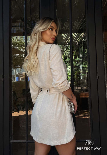 MO36026 - VESTIDO CHEMISIE BOTÃO META
