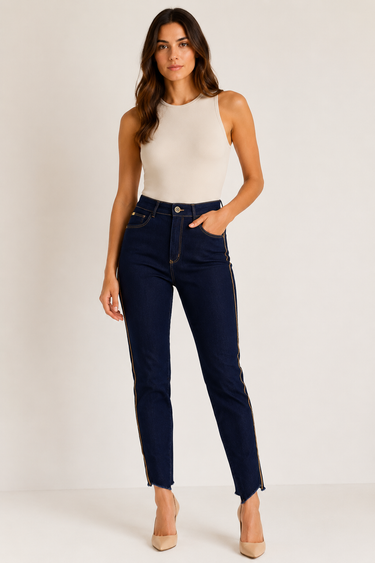 501CF003663 - ENNA SUPER HIGH DARK ANKLE PANTS