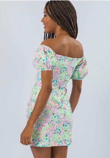 502VE005448 - MYFT VESTIDO OMBRO A OMBRO FLORAL P