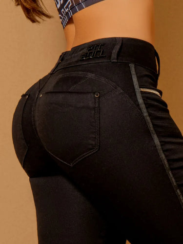 65152 - PITBULL CALÇA JEANS SKINNY DETALHE LATERAL