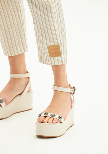 502CF002158- LP CALÇA CLOCHARD LISTRADA