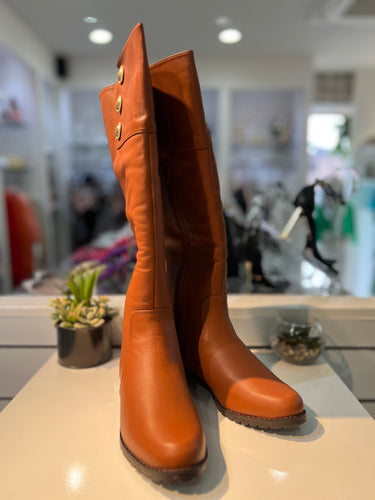 537BO000108 LP LOW HEEL BOOT COGNAC 34