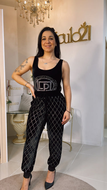 502CF000823 - LP CALÇA JOGGING VELUDO