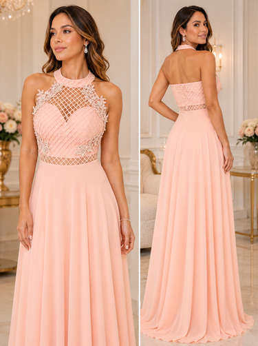IMPOTARDOS ROSE M EMBROIDERED DRESS