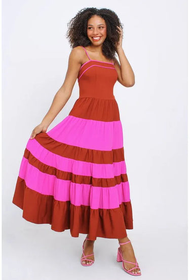 502VE005151 LP VESTIDO MIDI LISTRA