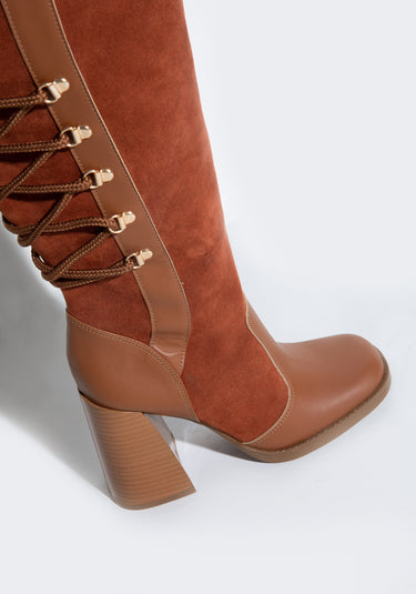 537BO000333 LP BRAIDED SUEDE BOOT