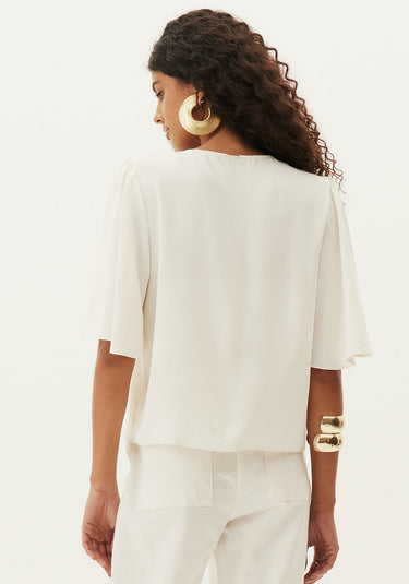 502BL007130 LP V-NECK BLOUSE