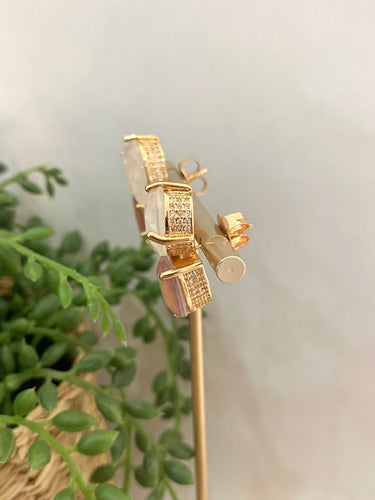 221201-107 IMPORTED EARRINGS WITH STONES