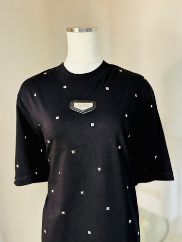 502VE009968 - LP VESTIDO COM APLICAÇÃO SPIKES