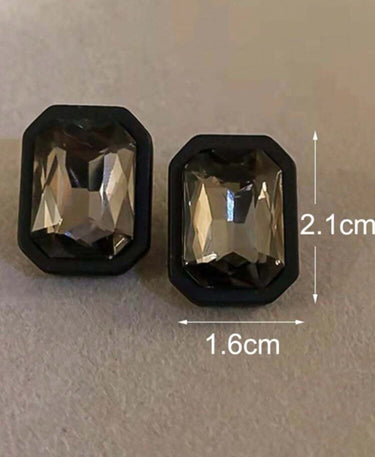 10042025-6 IMPORTADO BRINCO CRISTAL VINTAGE PRETO