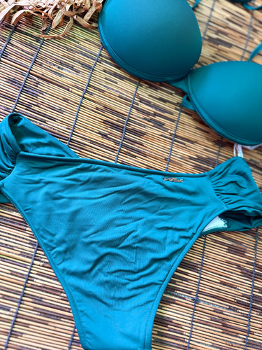 MR BIKINI 1/2 CUP PLAIN GREEN
