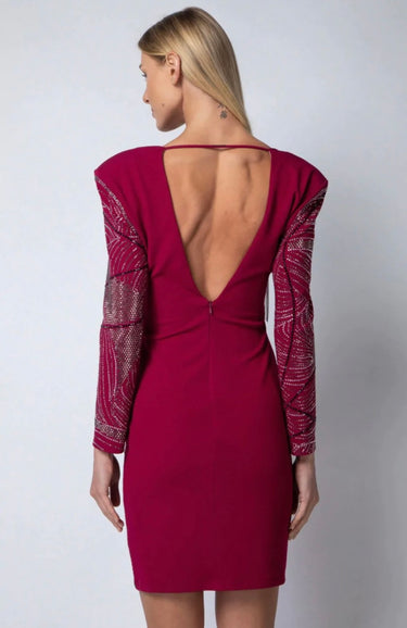 527VE000569 LP VESTIDO CURTO BRILHO