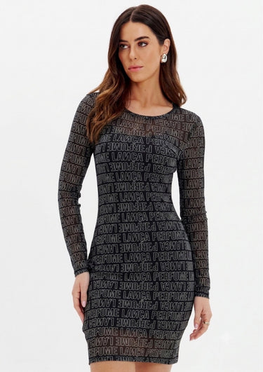 502VE009844 - LP VESTIDO CURTO TULE ESTAMPADO