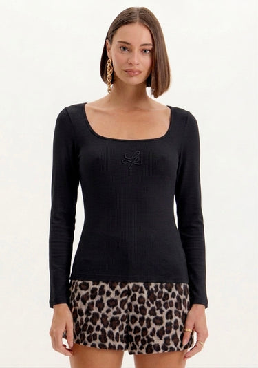 502BL007627 - LP BLUSA CANELADA MANGA LONGA