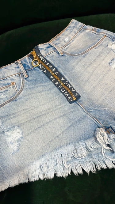 LP ショーツ COS ハイジッパー フロント シュレッド 34