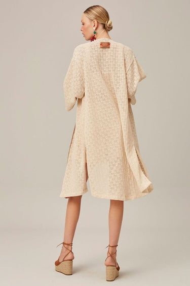 502KF000104 LP KAFTAN ALONGADO CRU