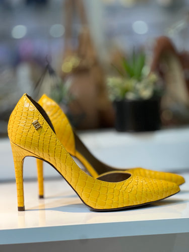 537SC000139 - LP SCARPIN SALTO ALTO AMARELO