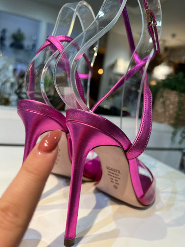 20851- SCHUTZ PINK SANDALIA TRASLUCIDO