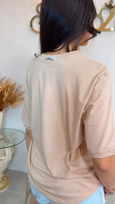 502TS004260 - LP T-SHIRT MANGA CURTA COM APLICACAO