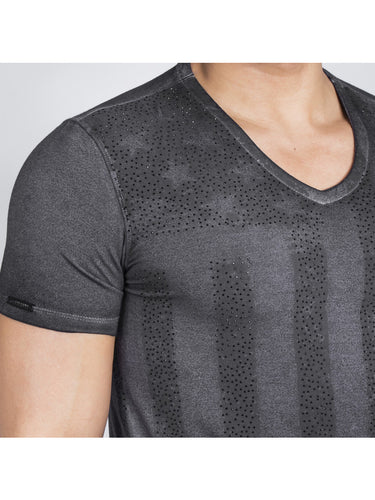 27673 - PITBULL CAMISETA MASCULINA GOLA V