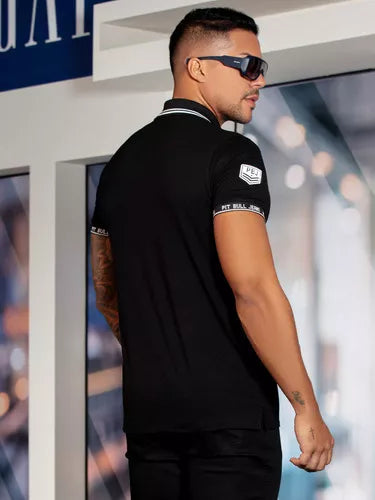 79501 PITBULL CAMISETA POLO MASCULINA