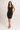 MV BLACK CREPE DRESS WITH HOLE IN DETAIL