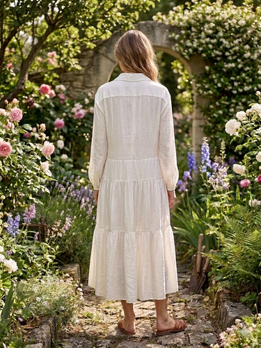 502VE006370-LP VESTIDO CHAMISIE MAX OFFWHITE P