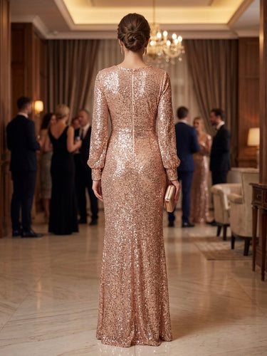 IMPORTADO VESTIDO PAETE DOURADO