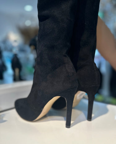 13121- LEATHER BOOT WITH IMPORTED HEEL