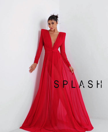 36501802 - SPLASH VESTIDO GRACE MARSALA - M