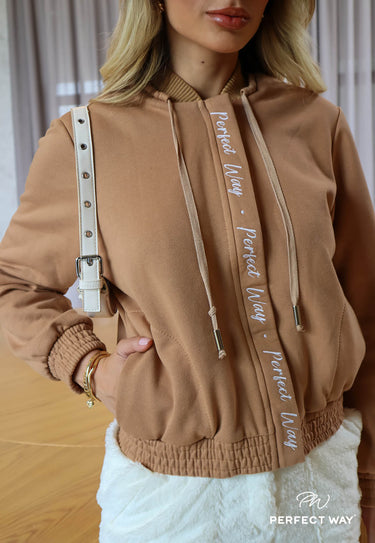 MI323264 - PW EMBROIDERED SWEATSHIRT JACKET