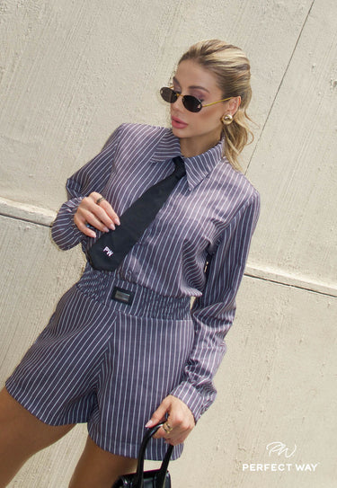 MO444190A - PW SHIRT EXCL. VIEW AND STRIPED CUFFS