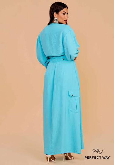 NP544050B - PW SAIA MAXI MIDI BOLSO CARGO COM LAPELA