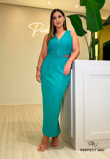 NV515055 - PW CONJUNTO EM RENDA MAXI MIDI