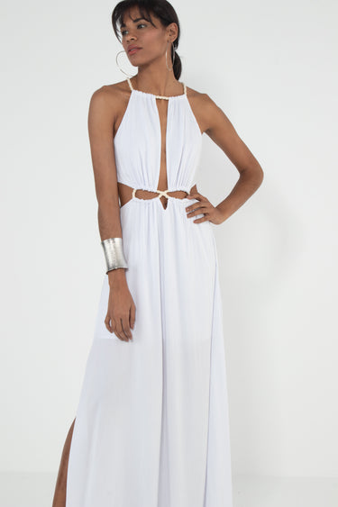 25208 -  VESTIDO LONGO DT/ABERTURA DIMY