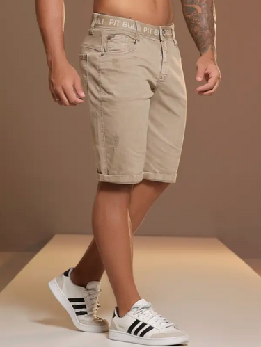 87923 PITBULL JEANS BERMUDA MASCULINA