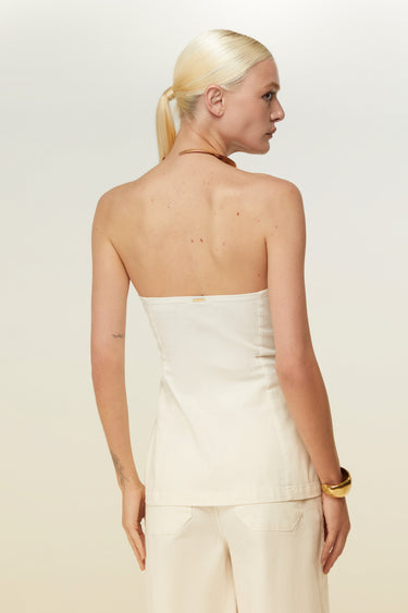 BLU34257 - DIMY BLUSA CORSET DE SARJA FEMININO